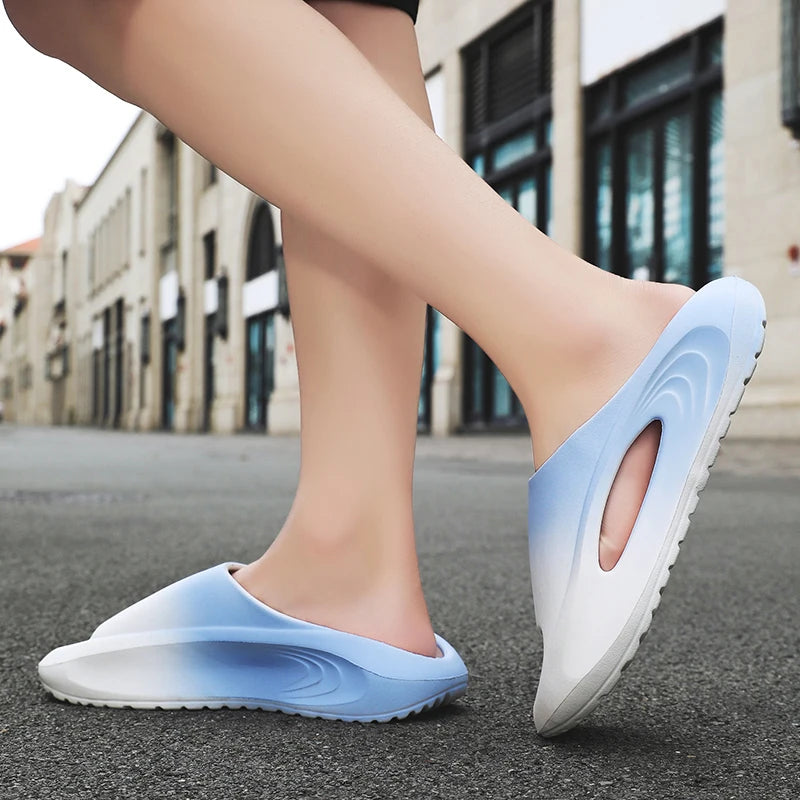 Men's Slippers Comfortable Lightweight Soft Sole Casual Slides Indoor