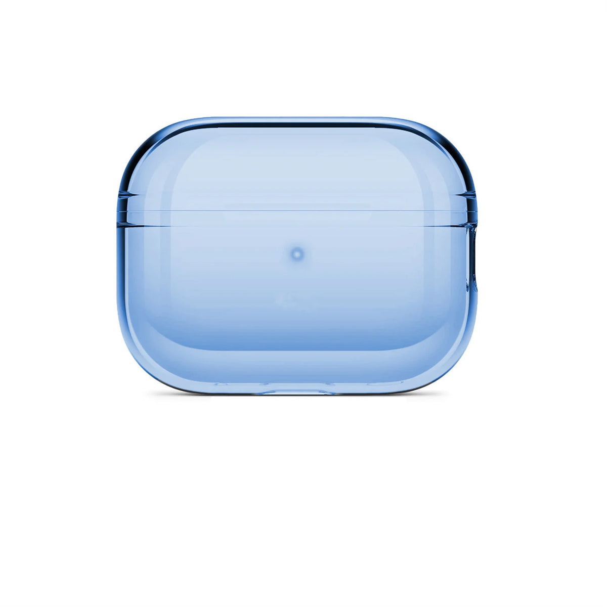 Soft TPU Earphone Case with Lanyard Strap For Airpods Pro 2 Transparent Shockproof Cover Protective Shell Headphone Accessories Zpaxo Blue case