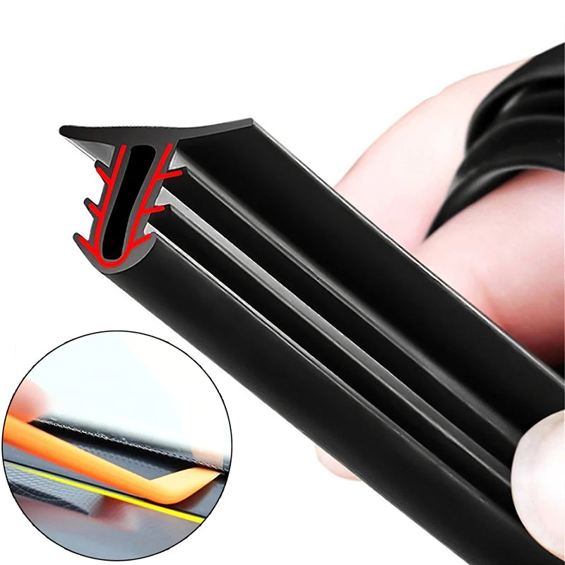 1 6M Car Dashboard Sealing Strip Noise Sound Insulation Rubber Strips