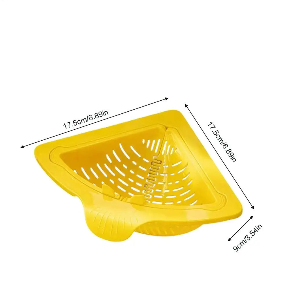 Magnetic Sink Drain Basket Stainless Steel Anti Clog Strainer Corner Zpaxo Yellow