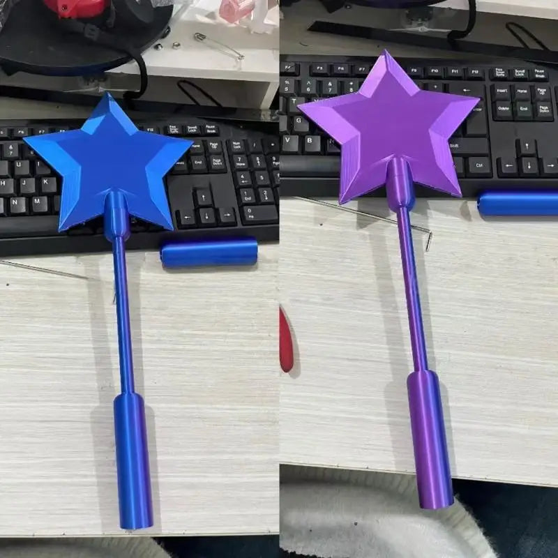 Fashion Creative 3D Printed Wand Tap Pay Portable Cute Star Magic Zpaxo A2