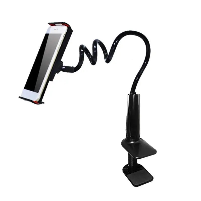 652F Cell Phone Clip Stand Holder Long Arm Gooseneck Bracket Mount Zpaxo Black CN