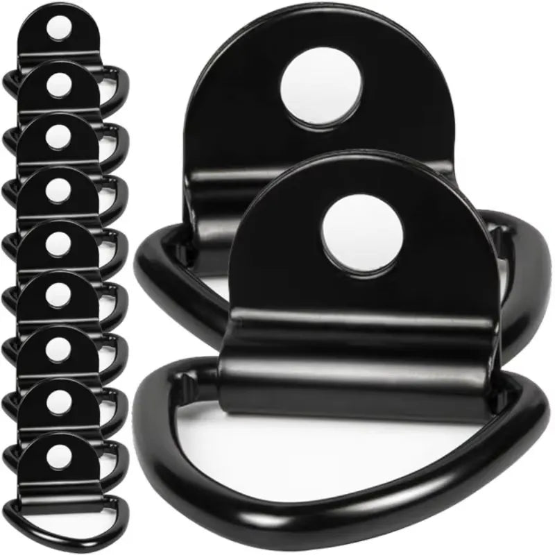 D-Ring Tie Down Anchor Rings – Truck, Trailer, Boat (10–60 Pack)