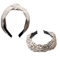 Boho Knotted Headbands – Wide Soft Stretch Non-Slip Women Set