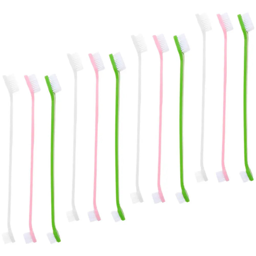 Dual-head Dog Toothbrush Pet Oral Teeth Cleaning Small Dogs Puppies