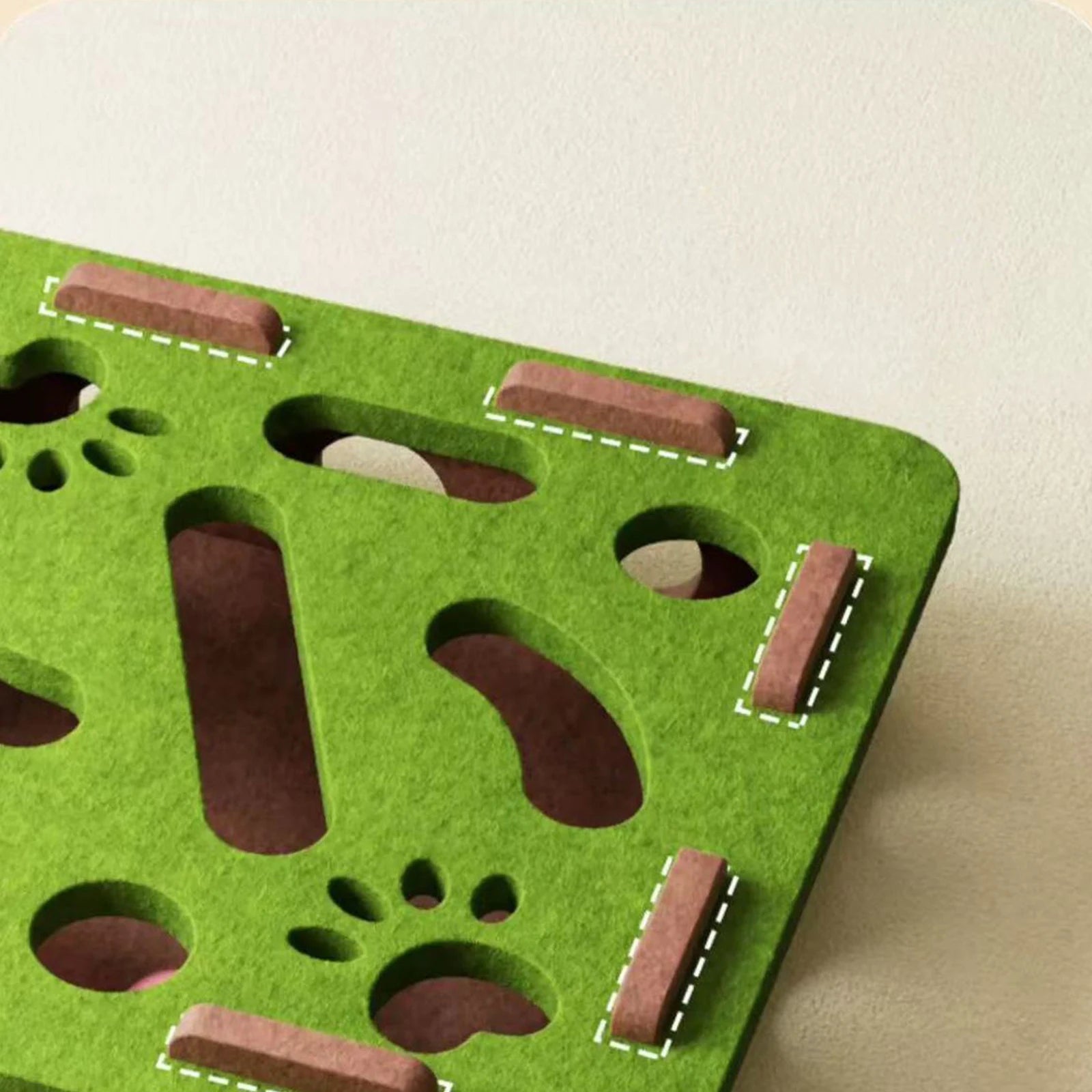 Cat Scratch Puzzle Enrichment Box 3 Bell Balls Kitten Nail File