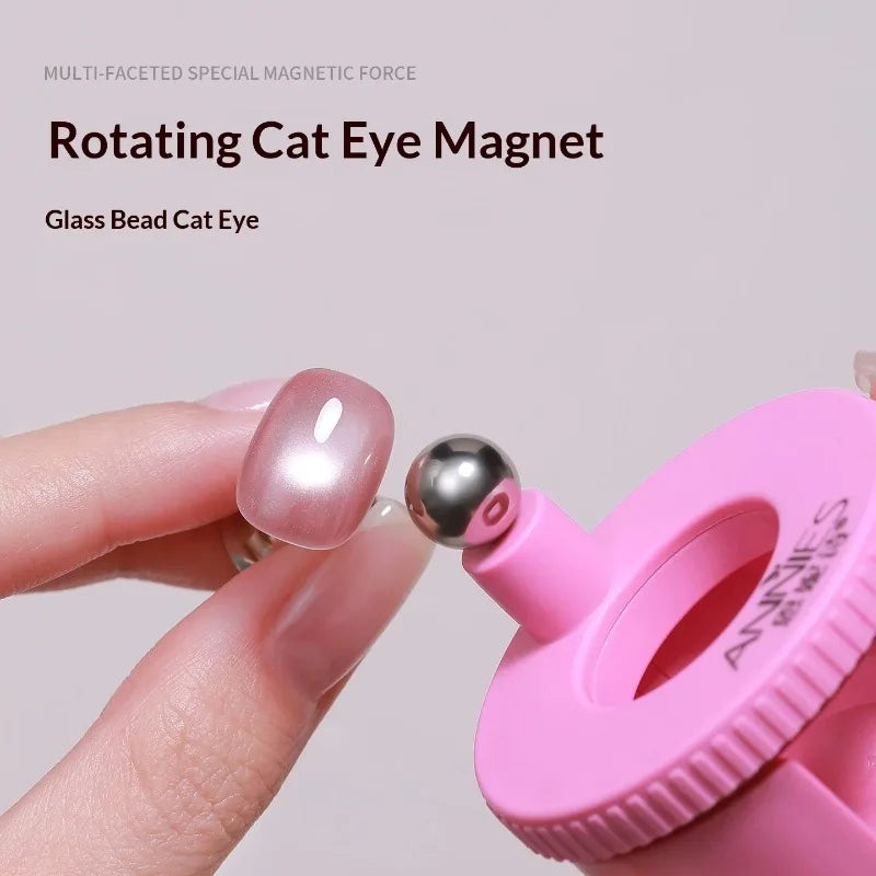 Rotating Cat Eye Magnet Nail Art Automatic Glass Bead Spinner