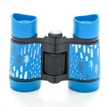 4X30mm Kids Binocular Telescope Children Educational Learning Telescope Bird Watching Folding Optics Telescope Zpaxo Blue