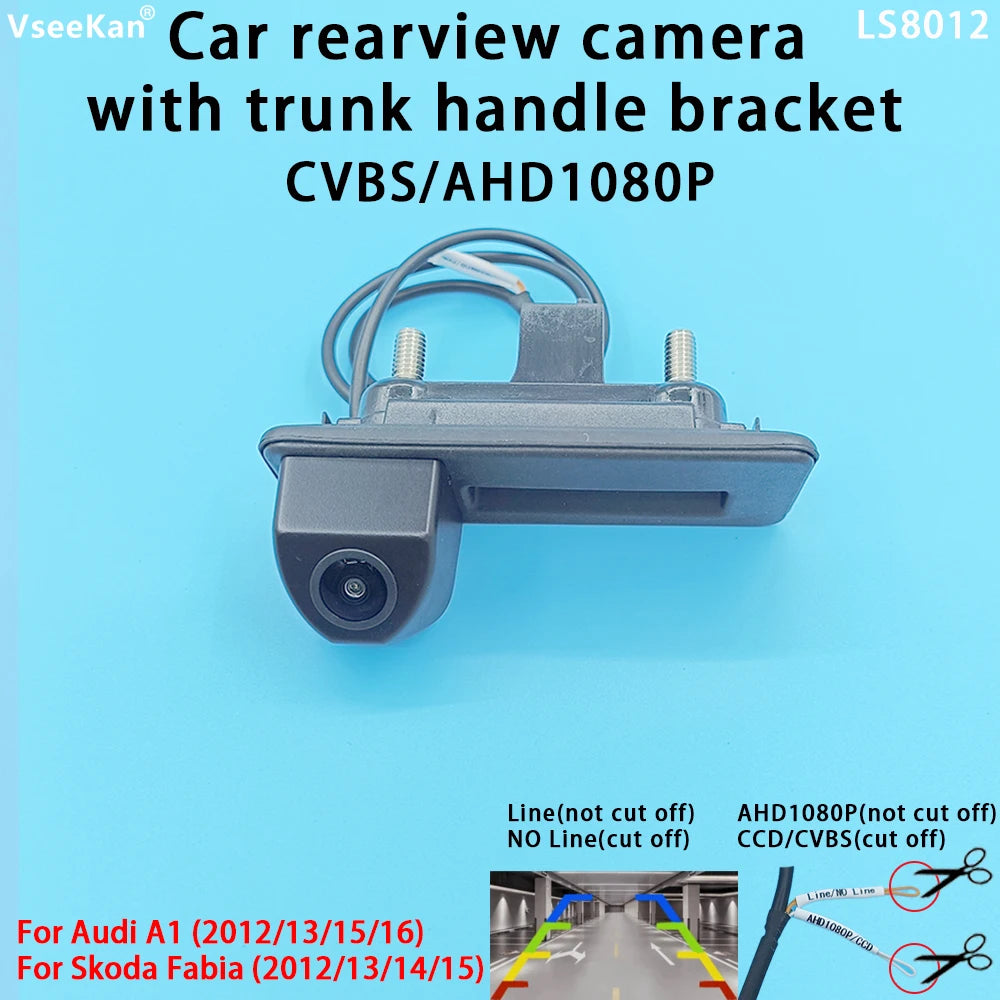 Car Rear View Camera Audi A1 8X 2012 2013 2014 2015 2016 2017 2018