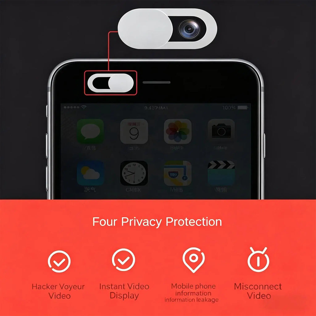 Camera Cover Slide Laptop Webcam Blocker Sticker Adhesive Privacy