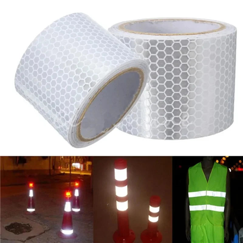 Car Reflective Safety Tape Strip Sticker – 5cm x 1M Decal