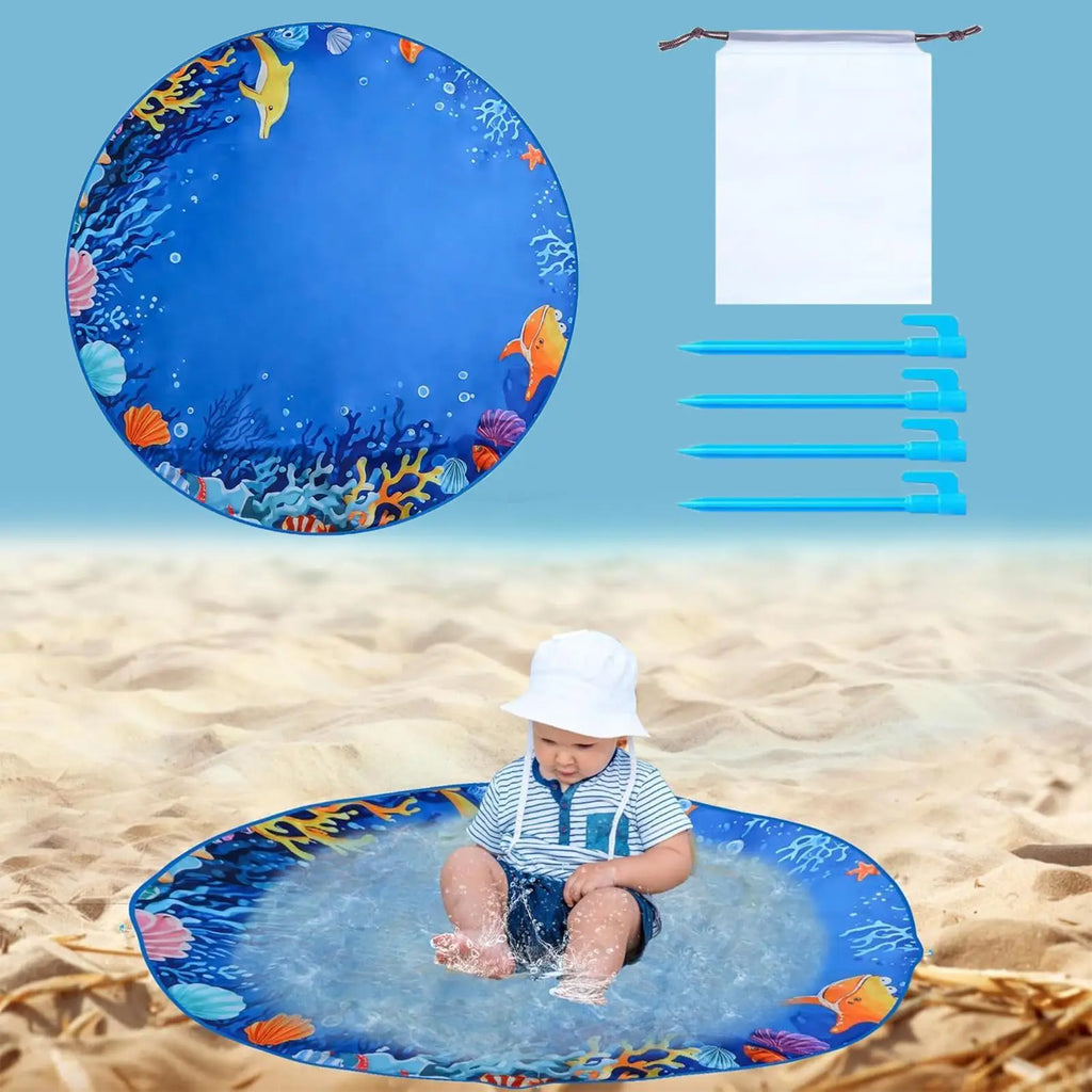 Beach Pool Kids Baby Paddling Toys Carrying Bag Sandproof Water Play Zpaxo