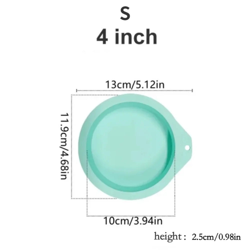 1 4 Circular Silicone Layer Cake Mold Chocolate Mousse DIY Pastry Zpaxo S 1PCS