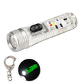 ESMARTER Mini LED Keychain Flashlight – USB-C Rechargeable, Magnetic LED Keychain Flashlight Zpaxo XA819