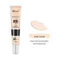 BB Cream Full Cover Face Base Liquid Foundation Makeup Waterproof Long Lasting Facial Concealer Whitening Cream Korean Make Up Zpaxo BB Lvory color