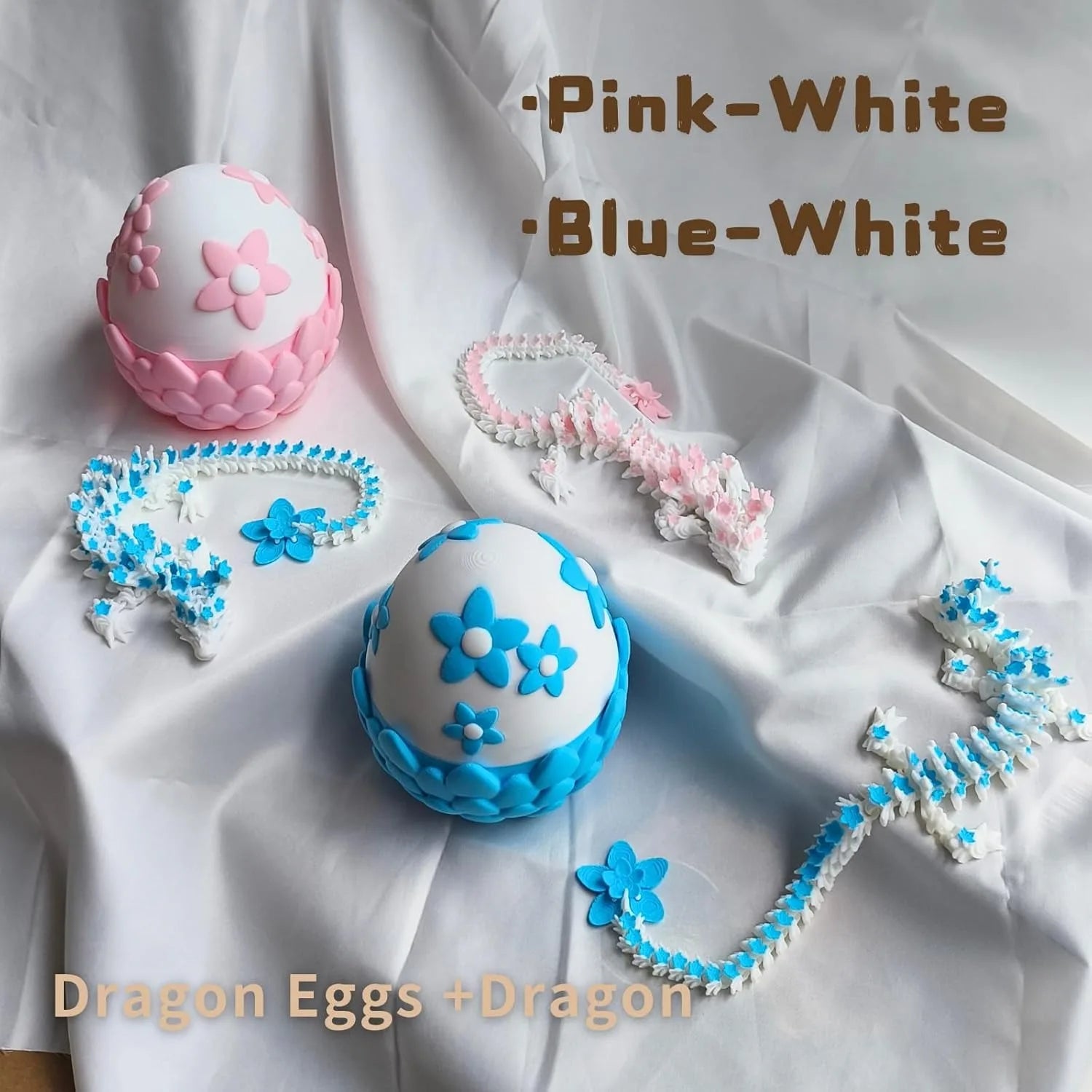 3D Printed Dragon Eggs Easter Basket Stuffers Prefilled Sakura