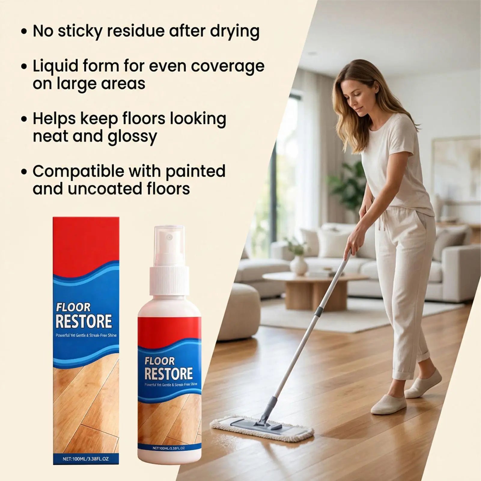 Wood Floor Scratch Repair Spray Restorer Laminate Tile Furniture