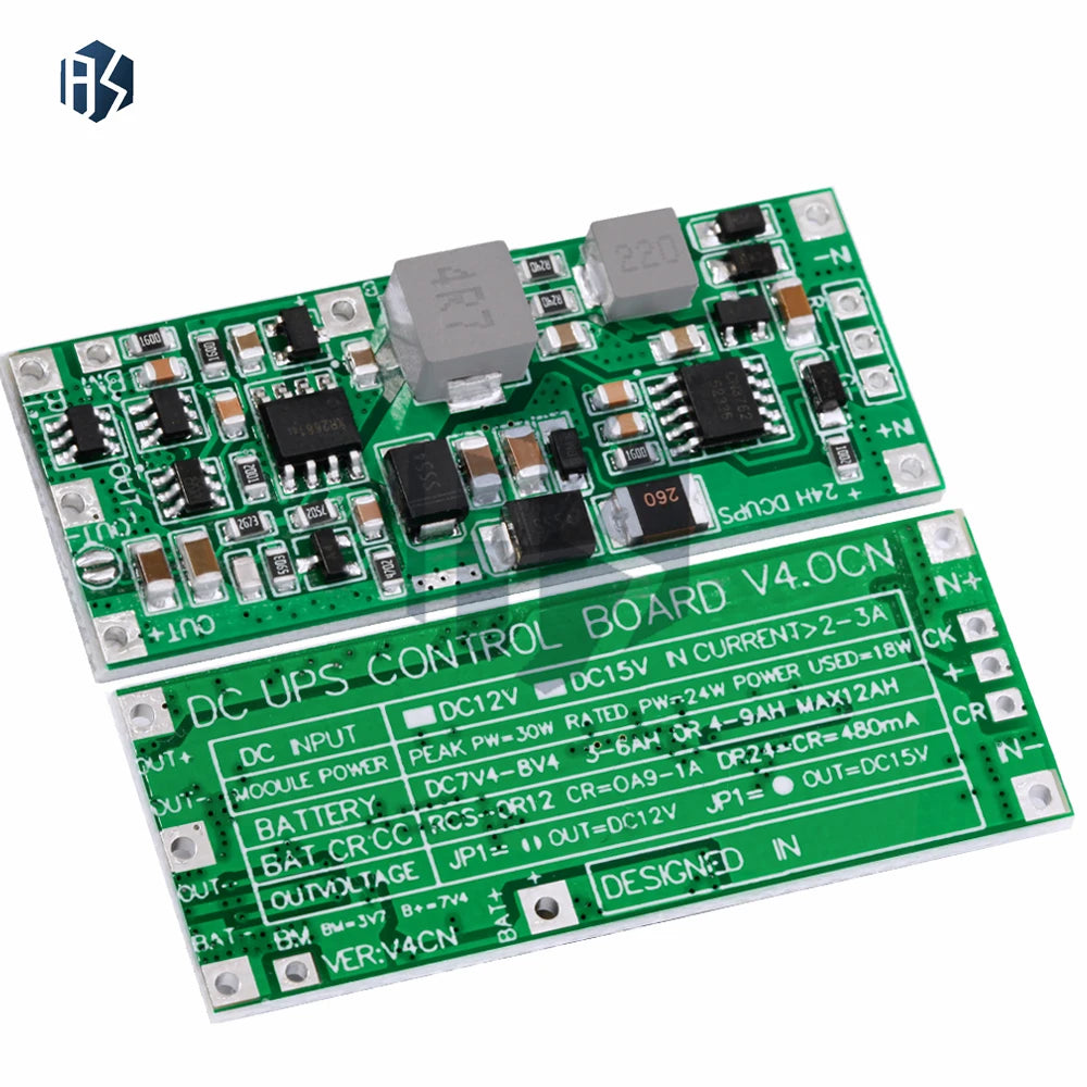 DC 12V 15V 24W 1A UPS Power Supply Module Uninterruptible Control Zpaxo