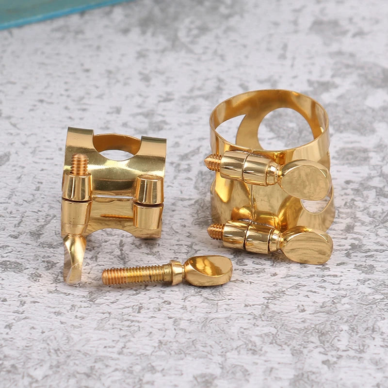 Sax Saxophone Mouthpiece Ligature Clip Climp Durable Fastener Cap Zpaxo