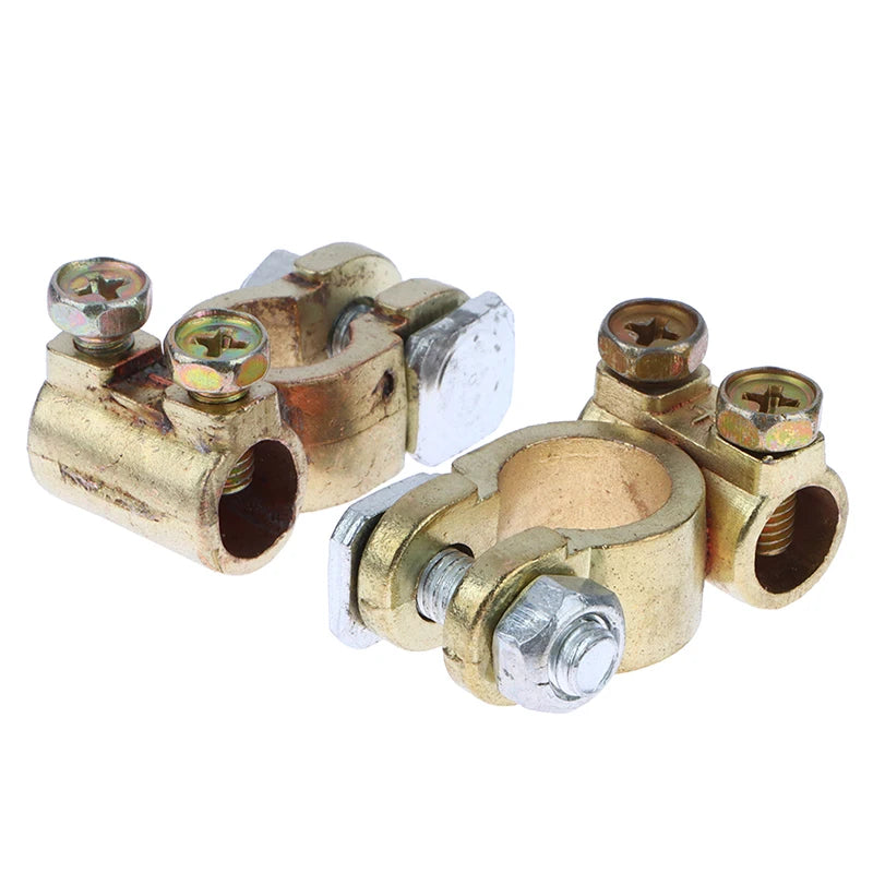 1 Pair 12V Leisure Battery Terminals Connectors Clamps Car Van