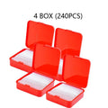 240/120pcs Reusable Double Sided Adhesive Tape Multifunctional Waterproof Transparent Pvc Nano Tapes Office Home Supply Zpaxo 240pcs