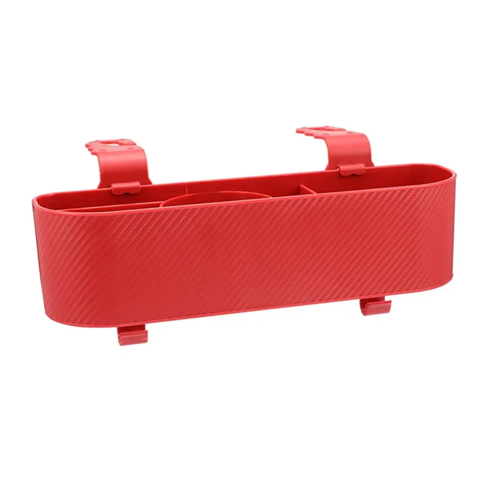 With Hooks Car Seat Storage Box Partitioned Waterproof Car Interior Cup Holder Multifunctional Large Load Bearing Zpaxo Red