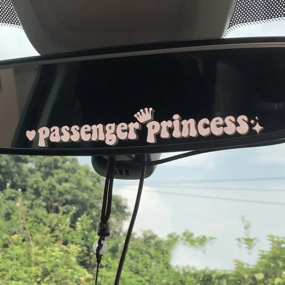 Passenger Princess Car Stickers Self Adhesive Reflective Decals Zpaxo