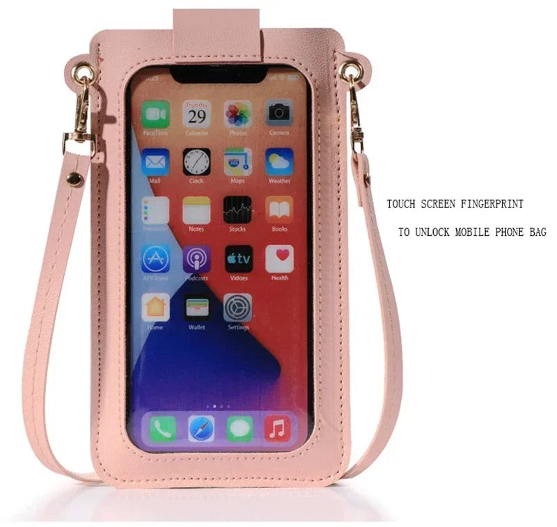 Leisure Fashion Cellphone Bag Screen-touch Design Crossbody Shoulder
