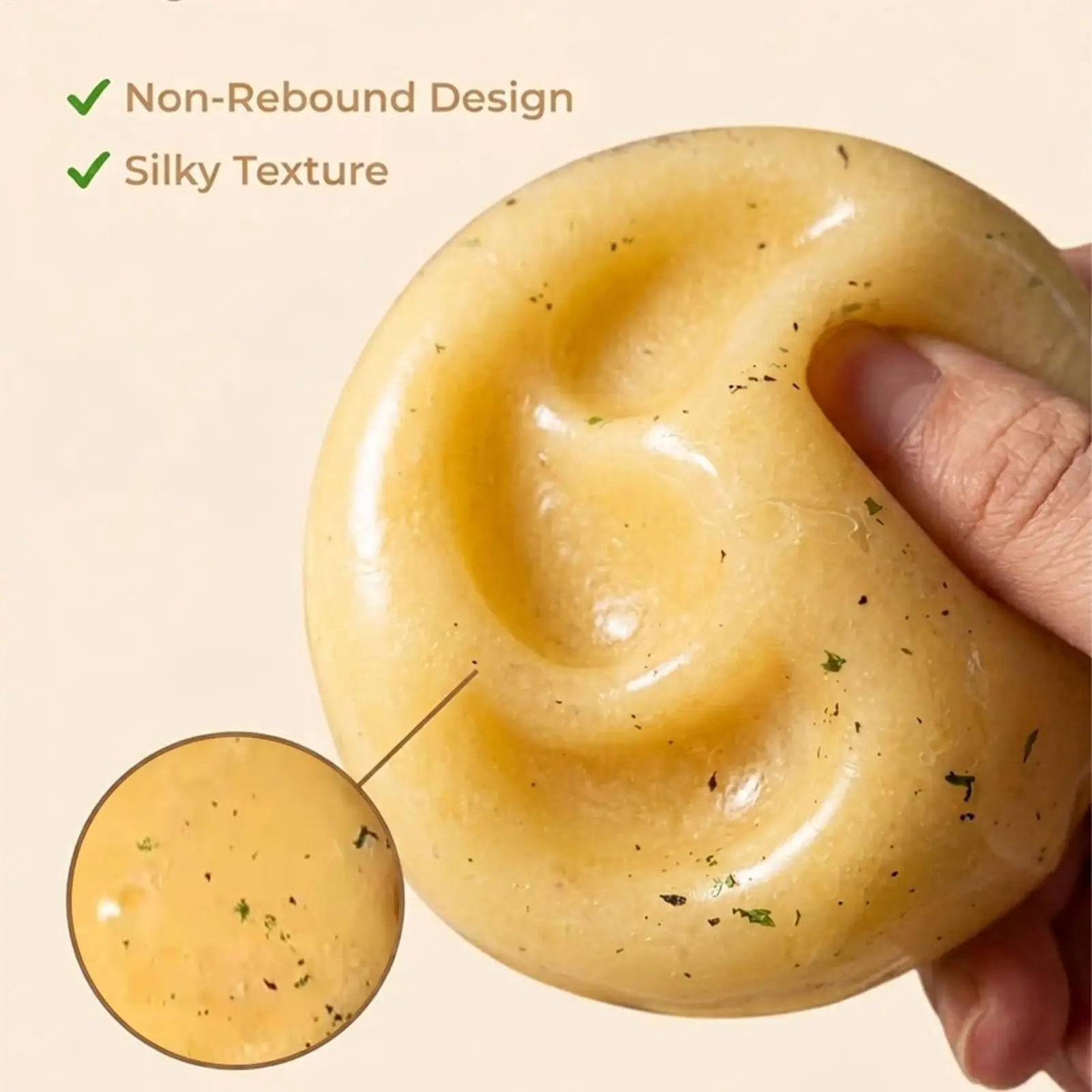 Handmade Mashed Potato Squeeze Toy Realistic Soft Stress Relief Toy Funny Home Decoration Gifts Zpaxo