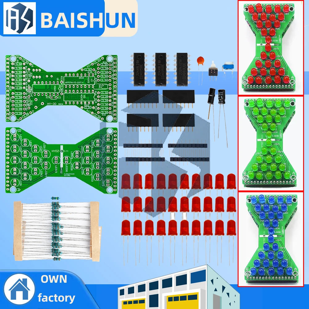 DIY Electronic Hourglass WS2812B RGB LED Matrix Programmable Timing Zpaxo