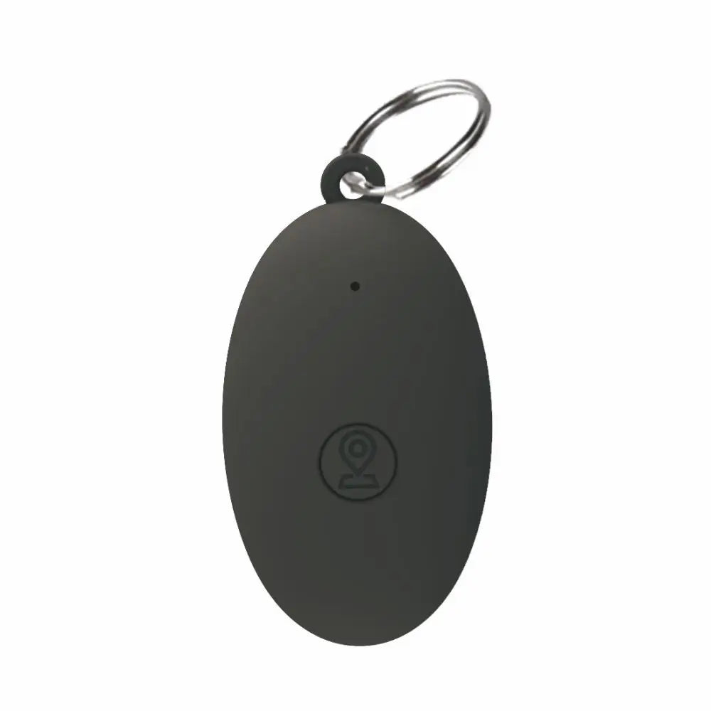 Mini GPS Tracker Bluetooth Tracker Smart Anti-Lost Device Pets Kid Bag Wallet Wireless Tracking Smart Finder Locator Accessories Zpaxo Black