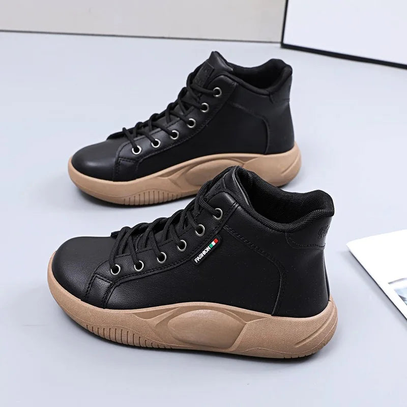 CINESSD Version High-top Shoes Female Students Trend Casual Running Zpaxo
