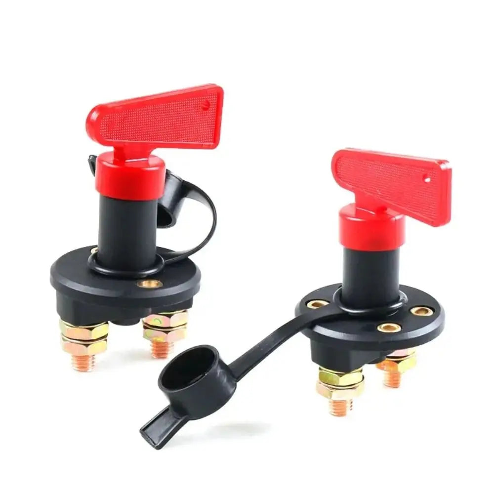 Quick Cut-off Battery Disconnect Switch Anti-leakage Switch Protector Isolator Power Cut Off Switch Durable Corrosion Resistant Zpaxo