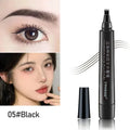 4 Splitted Head Eyebrow Pencil Long Lasting Waterproof Smudge Proof