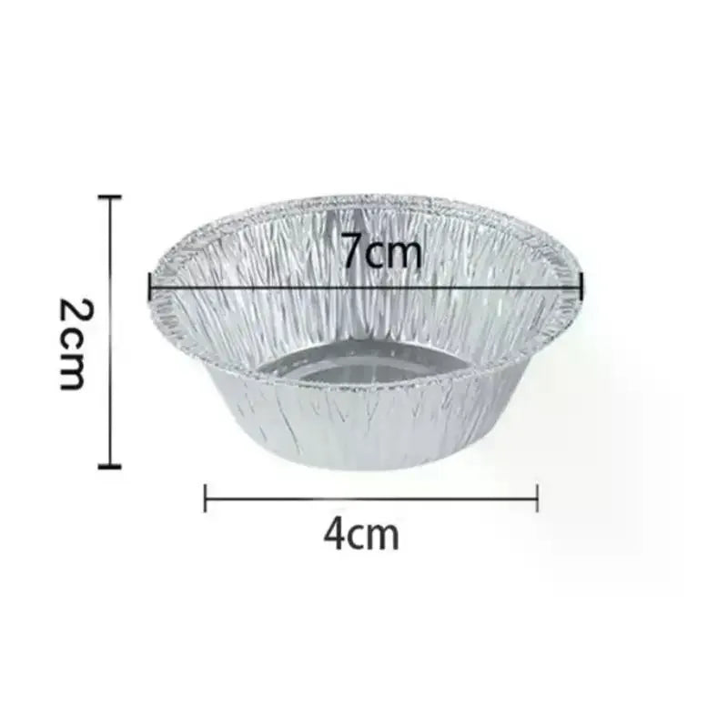 50/100pcs Mini Pot Pie Bake Plate Disposable Baking Tart Molds Cupcake Pan Pudding Mould Round Baking Cup Zpaxo