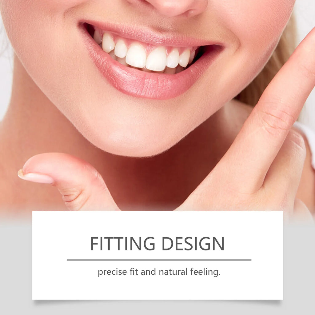 Realistic Natural Denture Set – Comfortable & Secure Fit Cosmetic Denture Set Zpaxo