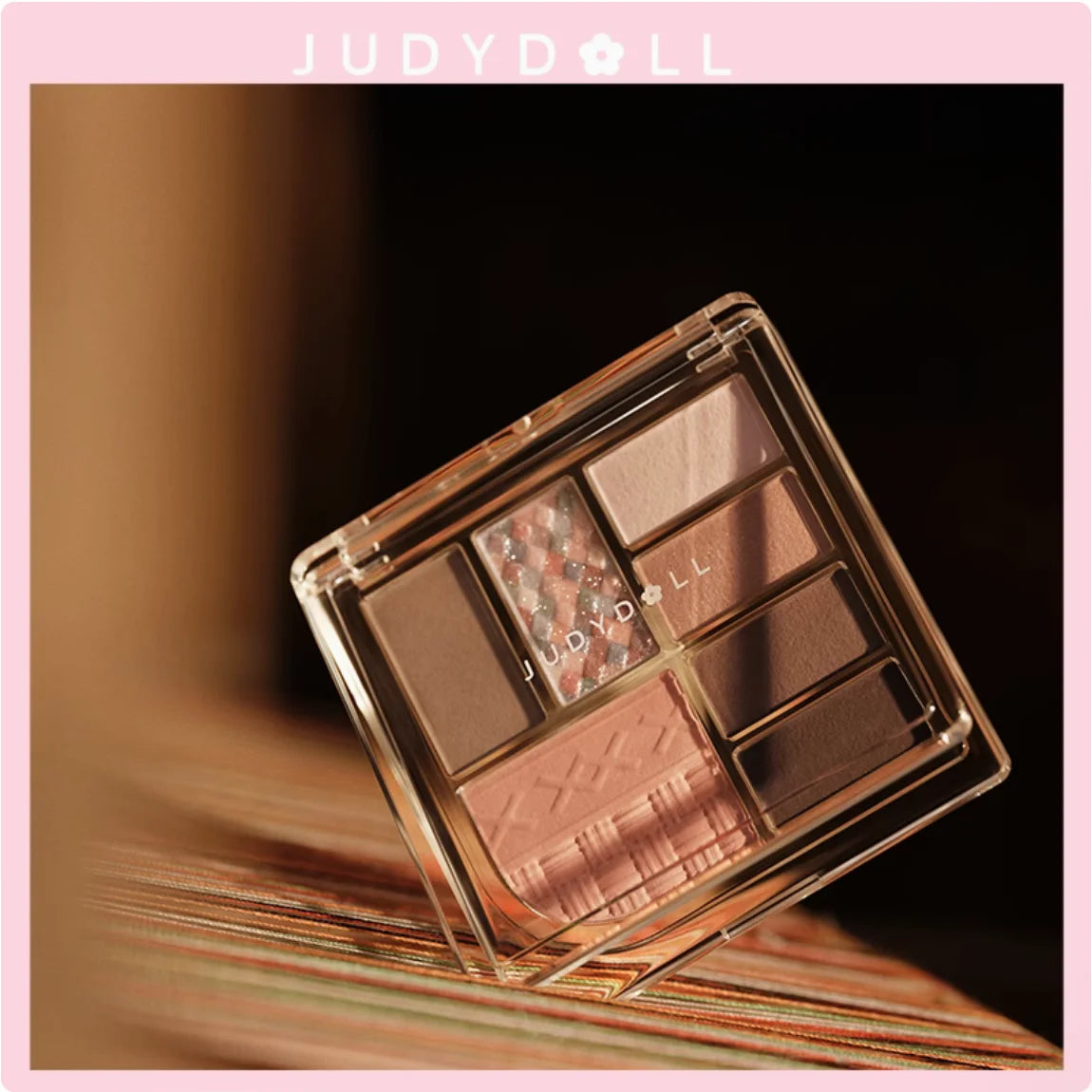 Judydoll 7-Color Palette Eyeshadow Highlight Powder Eye Long Lasting Zpaxo