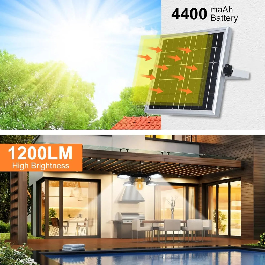 Outdoor Solar Shed Light 192 LED Motion Sensor 5 Modes Waterproof Zpaxo
