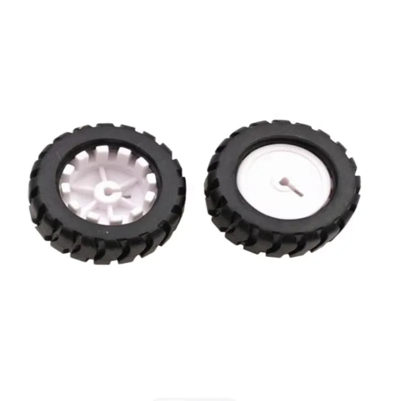D-axis Rubber Tire Robot Accessory Tracking Car Model Wheel N20 Zpaxo