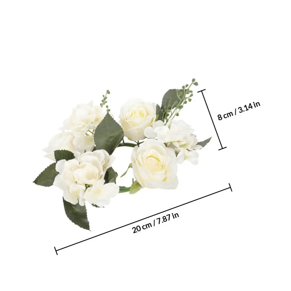 Decorative Artificial Wreath Romantic Fresh Atmosphere Table Decor