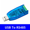 CH340 Industrial USB RS485 422 Converter Module 3 3V-5V TVS Surge Zpaxo USB To RS485 Blue