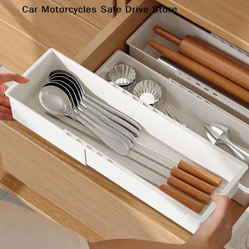 Universal Extendable Drawer Organizer Durable Plastic Multi-size