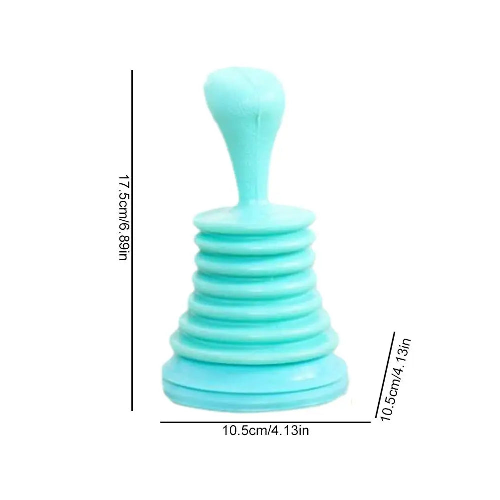 Heavy-Duty Bellows Toilet & Sink Drain Plunger | Clog Remover Drain Plunger Tool Zpaxo