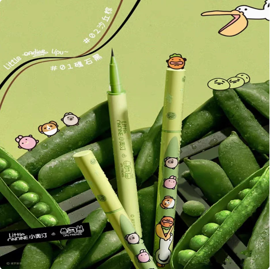 Little Ondine eyeliner Pencil lower eyelash Eyeliner Precise Outline Liquid eyeliner Xiaoaoting Makeup Cosmetics Zpaxo