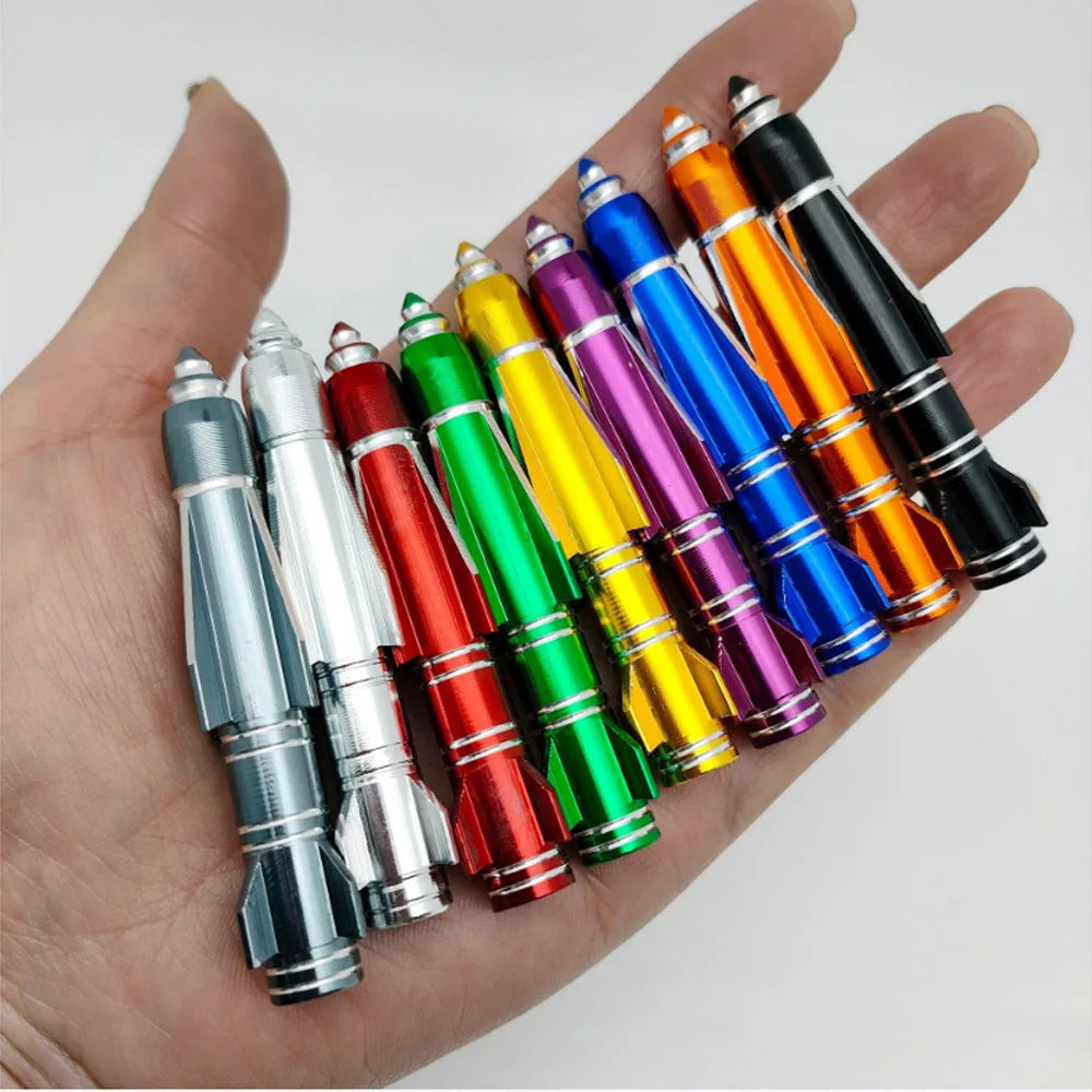 4-Pack Rocket Aluminum Tire Valve Stem Caps | Cars & Motorcycles