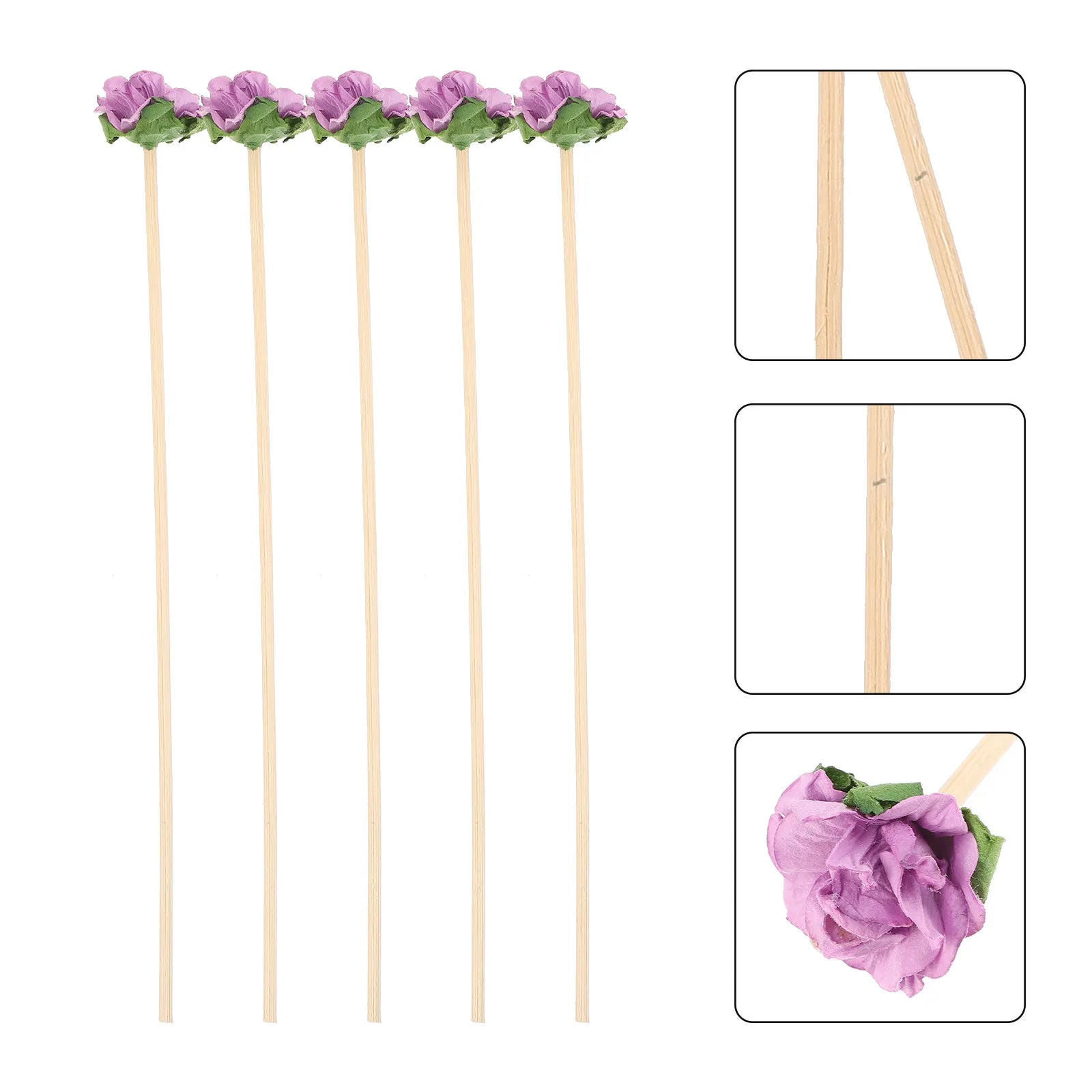 Vine Diffuser Sticks Aromatherapy Rattan Vines Rose Decor Fragrance