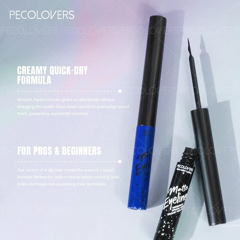 Matte Eyeliner Pens Long-lasting Waterproof Liquid Eyelinerquick-dry Zpaxo