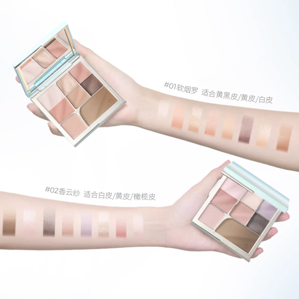 TIMAGE New Multi Eyeshadow Palette Matte Satin Shimmer Color Face Makeup Cosmetics Zpaxo