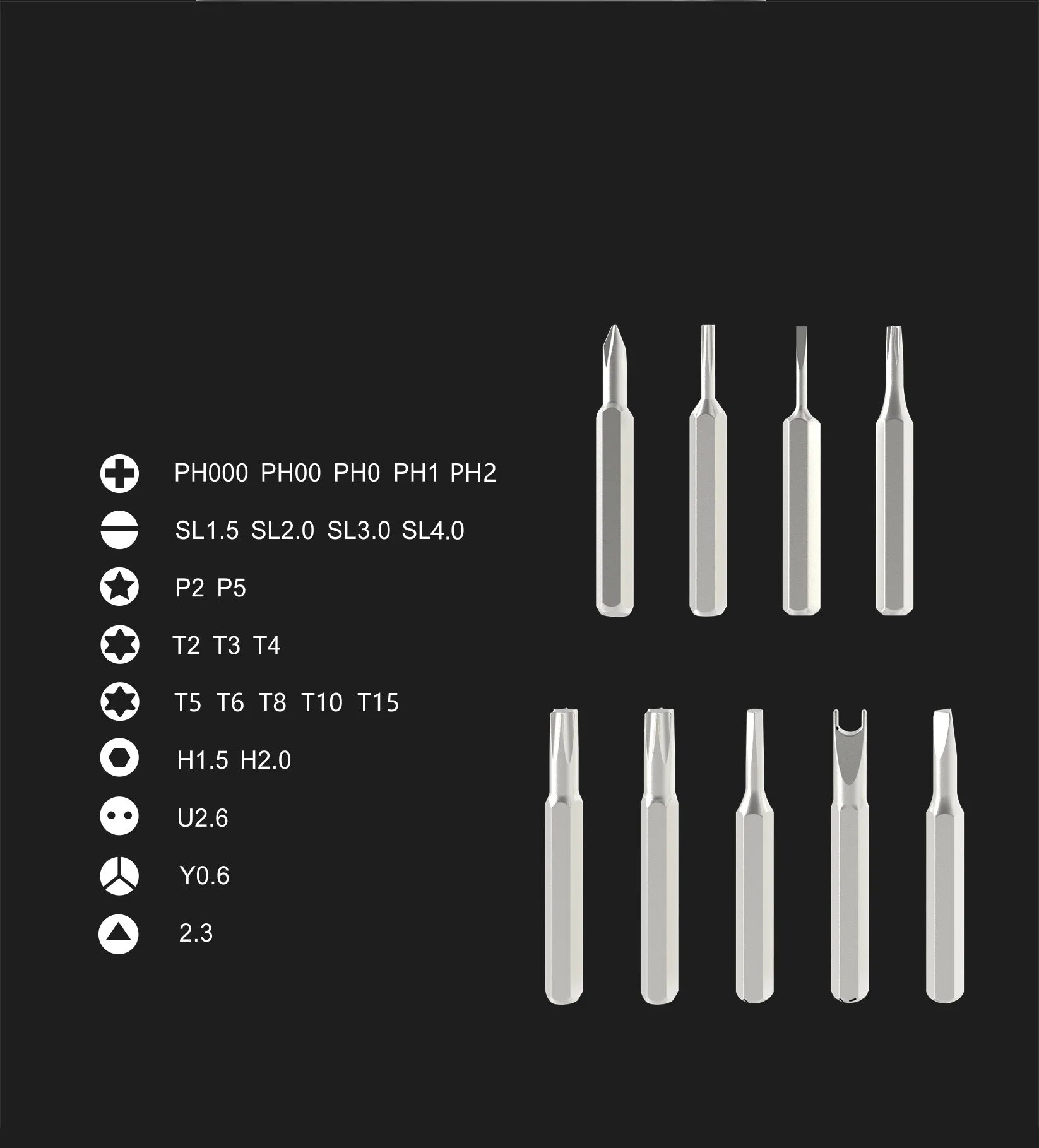 25 In 1 Precision Screwdriver Set Magnetic Hexagonal Flat Head Tools For Mobile Phone Tablet Watch Hardware Repair Opening Tools Zpaxo