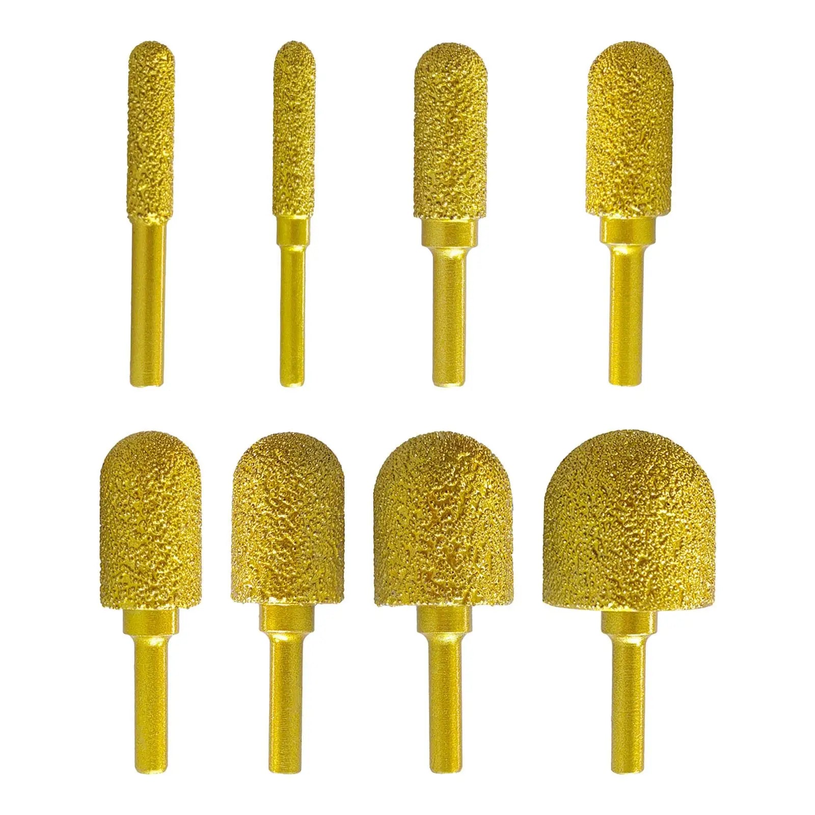 Diamond Grinding Burr Drill Bit 60mm Long Universal Rotary Tool Grinding Bit for Engraving Polishing Stone Carving Metal Zpaxo